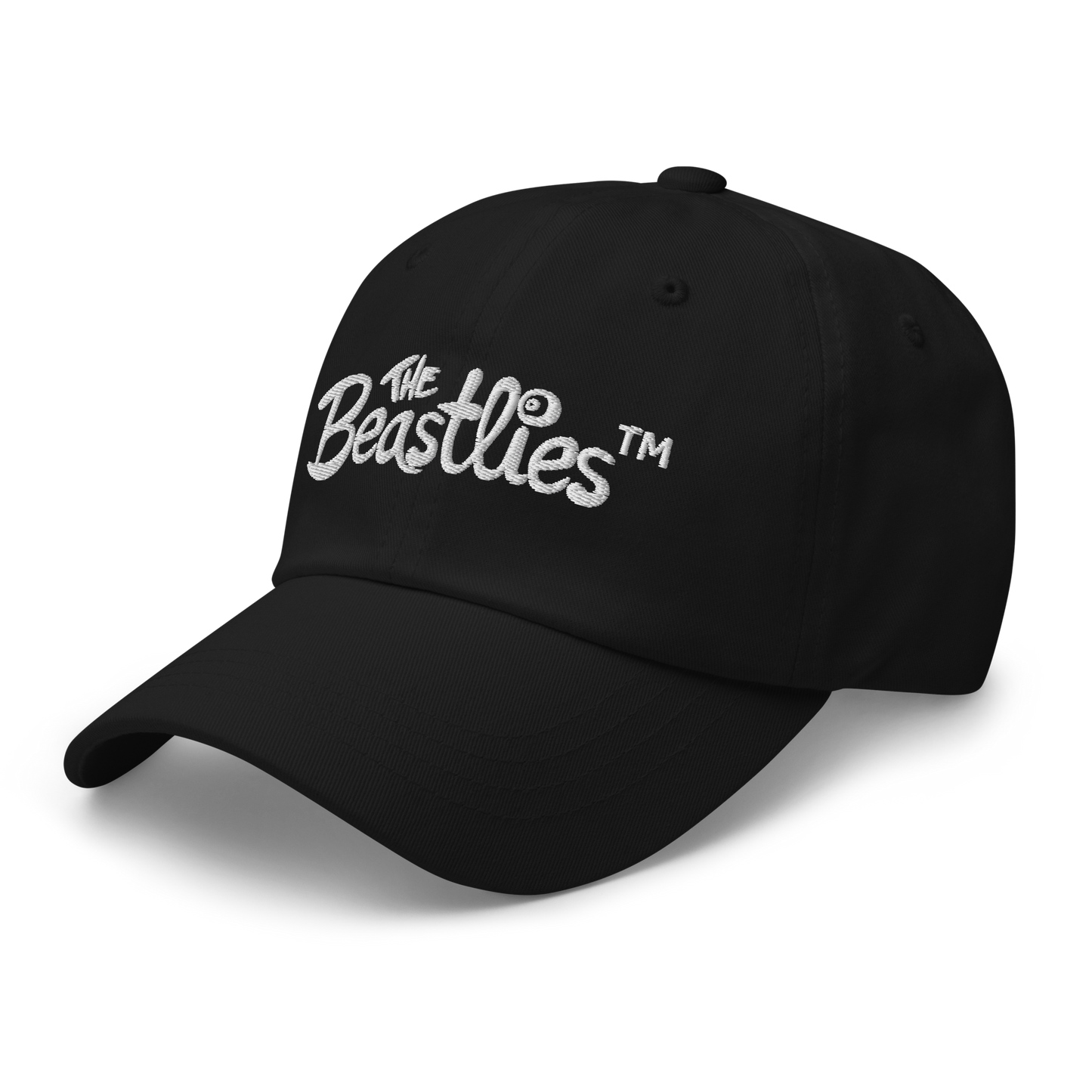 The Beastlies™ Core Logo Black Baseball Hat - Nón Kết Cotton Màu Đen - Mattel Creations - Hình ảnh chi tiết 2