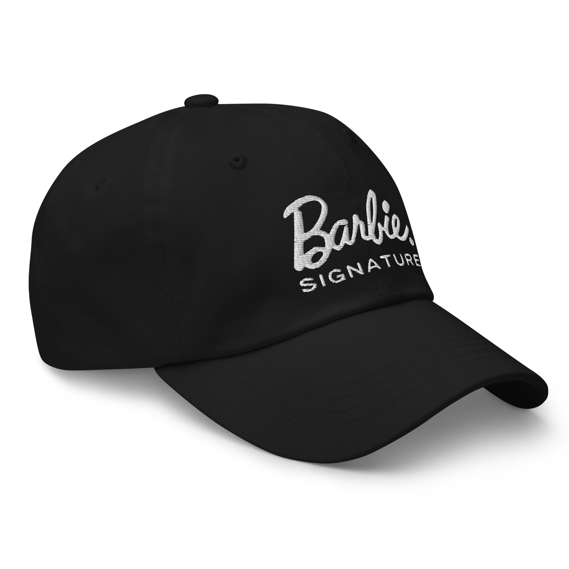Barbie Signature Logo Black Baseball Hat - Nón Lưỡi Trai Màu Đen - Barbie Signature - Góc nhìn khác 3