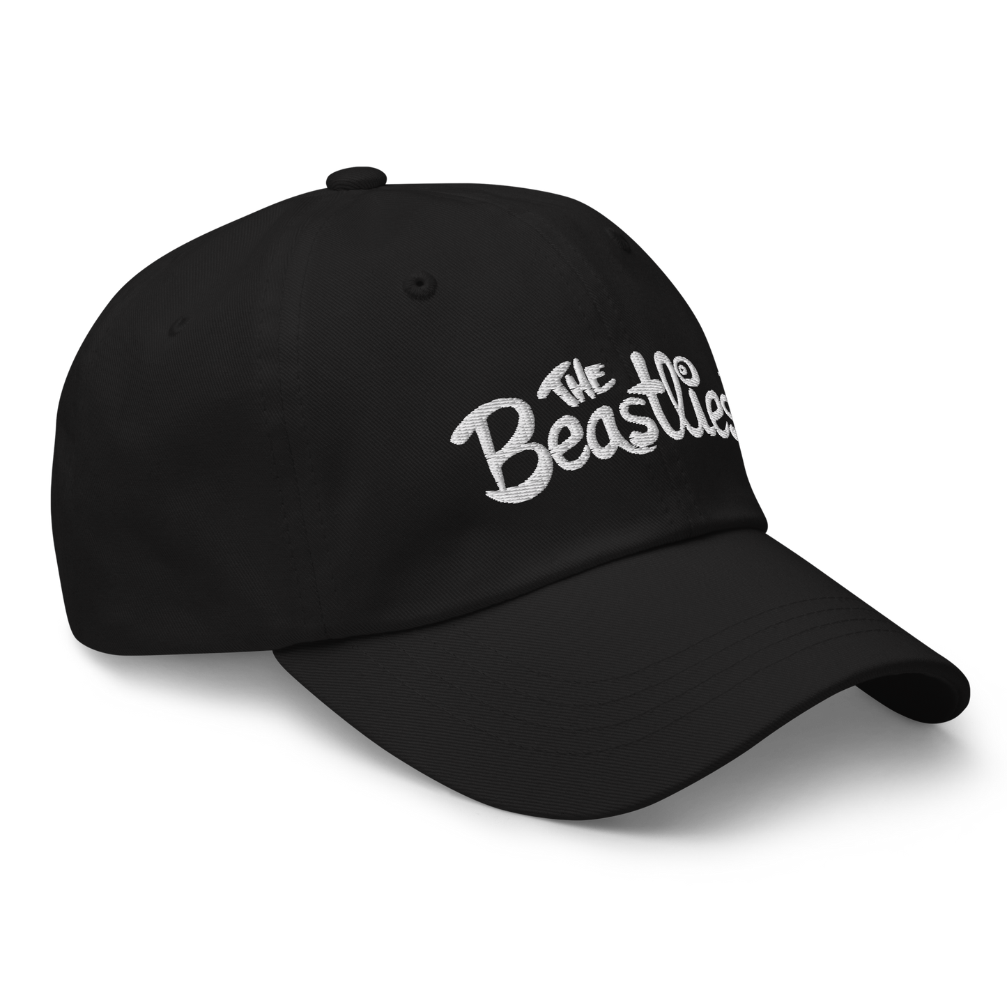 The Beastlies™ Core Logo Black Baseball Hat - Nón Kết Cotton Màu Đen - Mattel Creations - Góc nhìn khác 3
