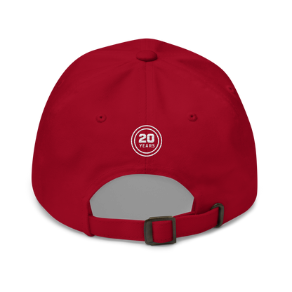 Hot Wheels® Red Line Club® 20th Anniversary Retro Logo Hat - Red - Nón Lưỡi Trai Sưu Tầm - Mattel Creations - Hình ảnh chi tiết 2