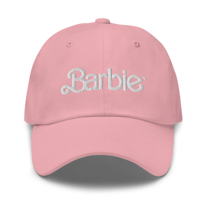 Barbie Classic Logo Pink Baseball Hat - Mũ Lưỡi Trai Màu Hồng - Mattel Creations - Hình ảnh sản phẩm
