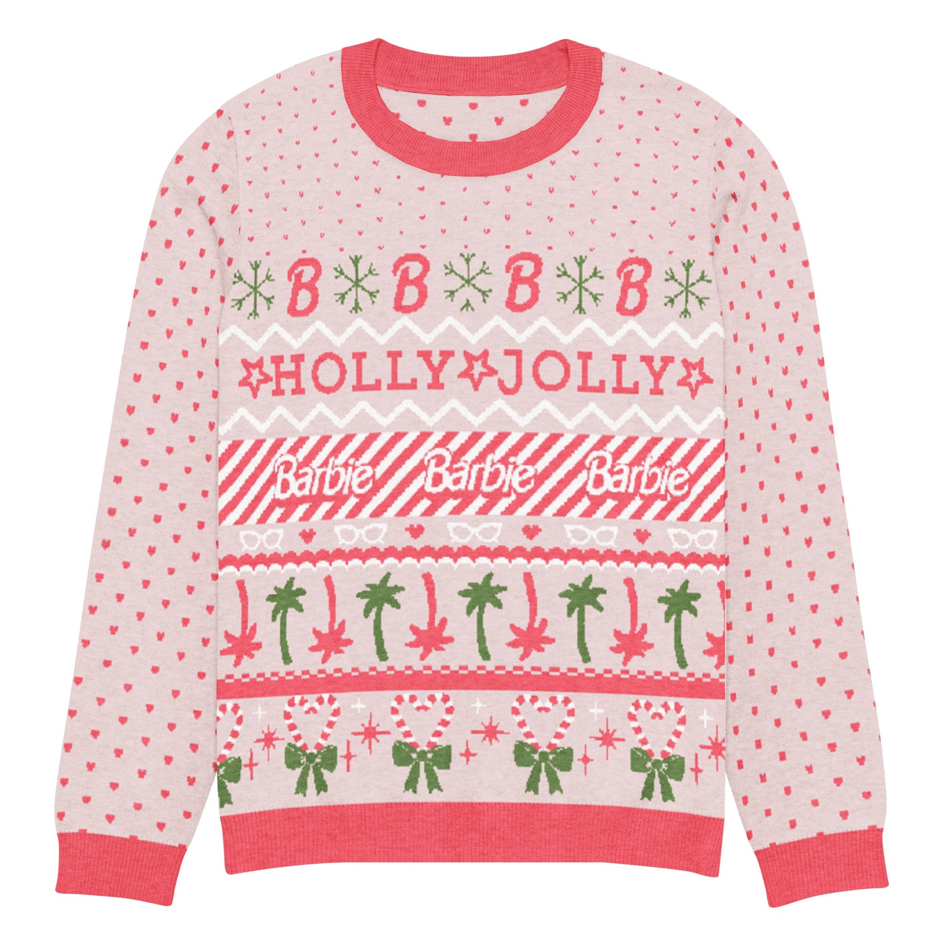 Barbie Holly Jolly Pink Ugly Sweater