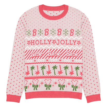 Barbie Holly Jolly Pink Ugly Sweater