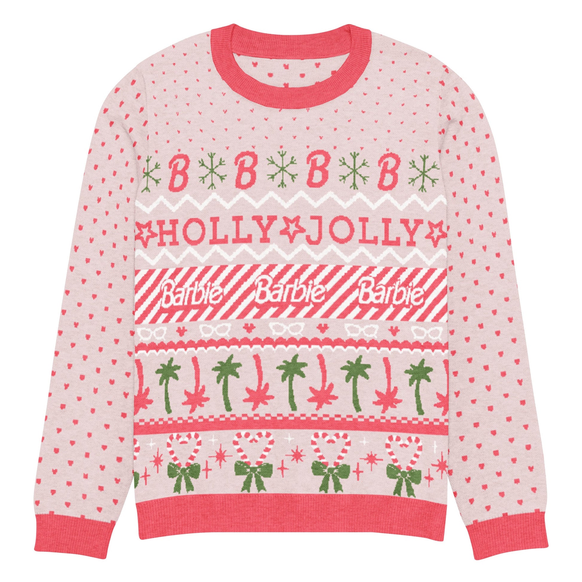 Barbie Holly Jolly Pink Ugly Sweater