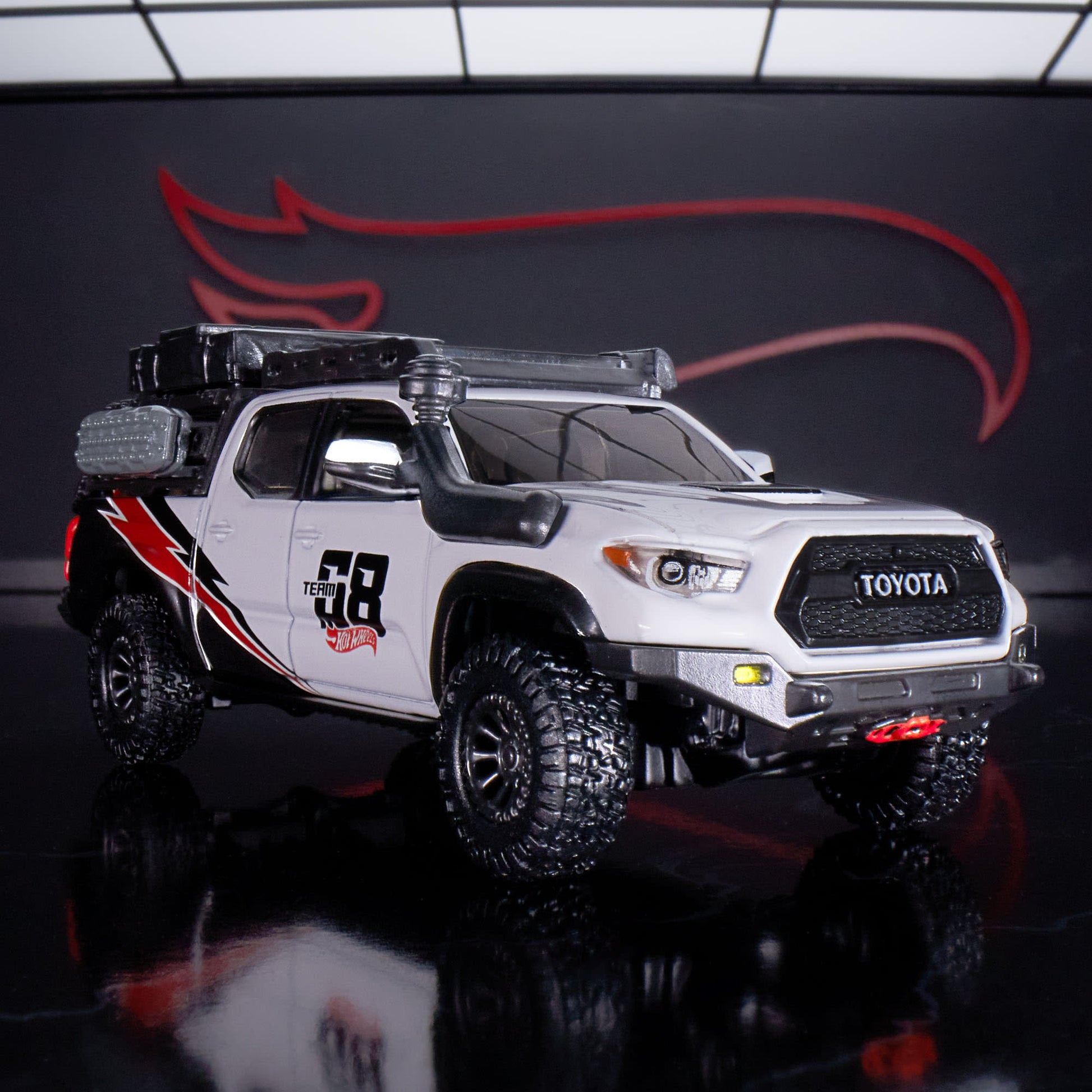Hot Wheels Elite 64 Mod Shop '17 Toyota Tacoma Xe Mô Hình Kim Loại Hot Wheels - Hình ảnh sản phẩm