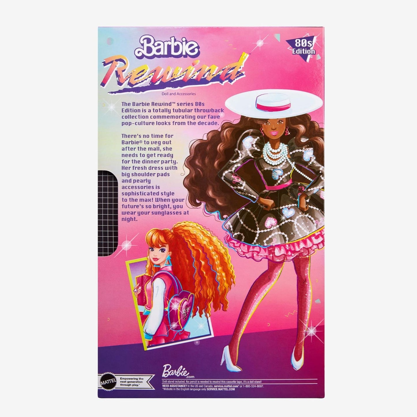 Barbie Rewind Doll – Sophisticated Style Búp Bê Thời Trang Thập Niên 80 Barbie Signature Mattel - Hình ảnh bổ sung 6