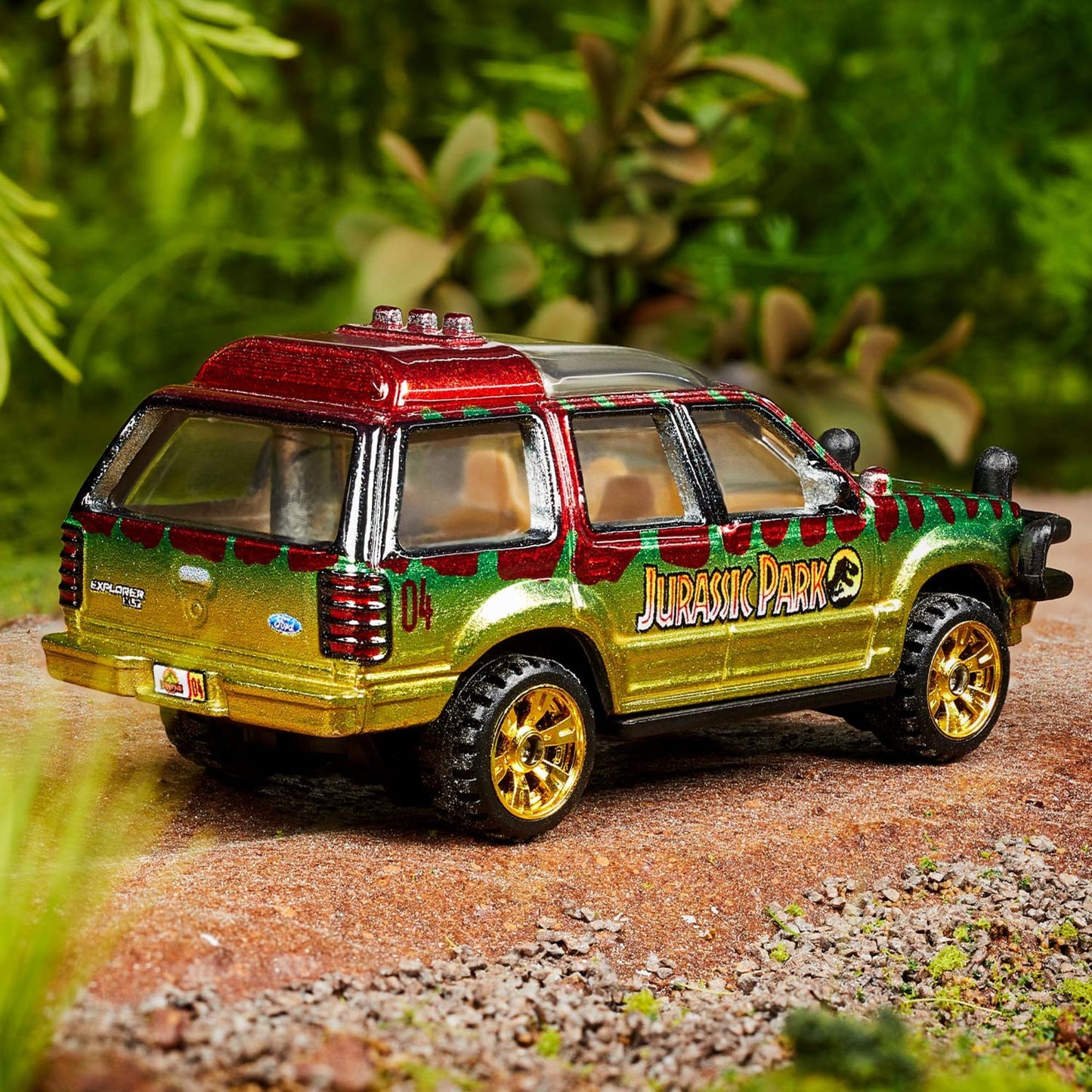 Matchbox 1993 Ford Explorer Jurassic Park - Mô Hình Xe 1:64 Sưu Tầm Cao Cấp - Mattel Creations - Hình ảnh bổ sung 6