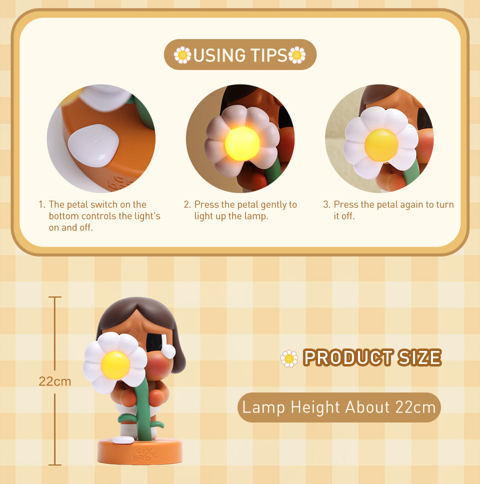 Đèn CRYBABY - Đèn Ngủ Art Toy Pop Mart – My Hobby
