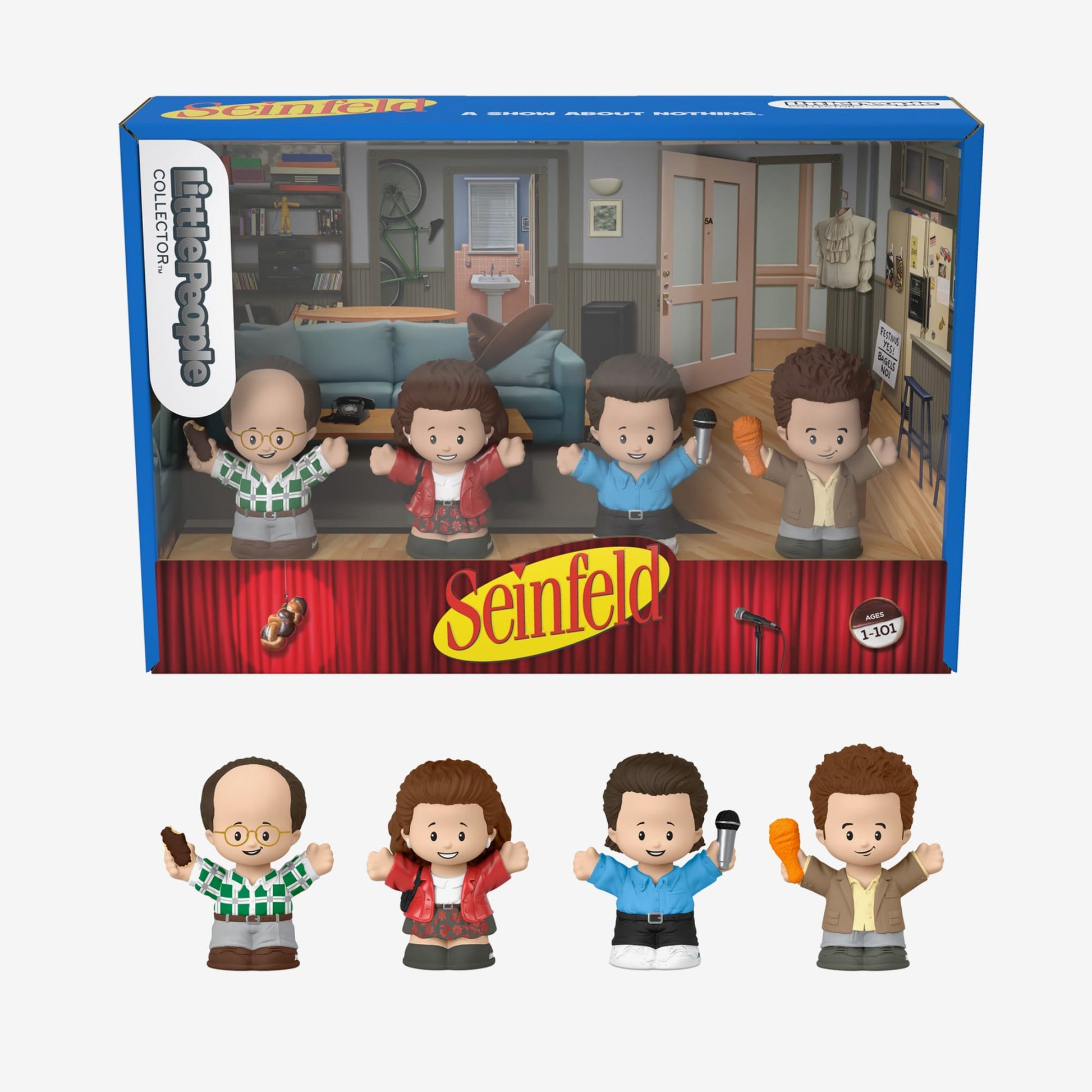 Little People Collector Seinfeld Figures - Bộ Mô Hình Nhân Vật Sưu Tầm - Mattel - Hình ảnh sản phẩm