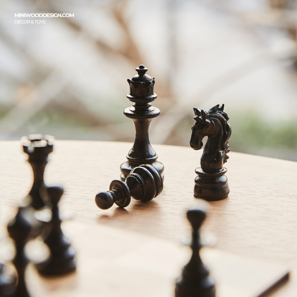 Bộ Cờ Vua Signature Size Du Lịch - Bộ cờ vua gỗ hương cao cấp - Miniwood Design