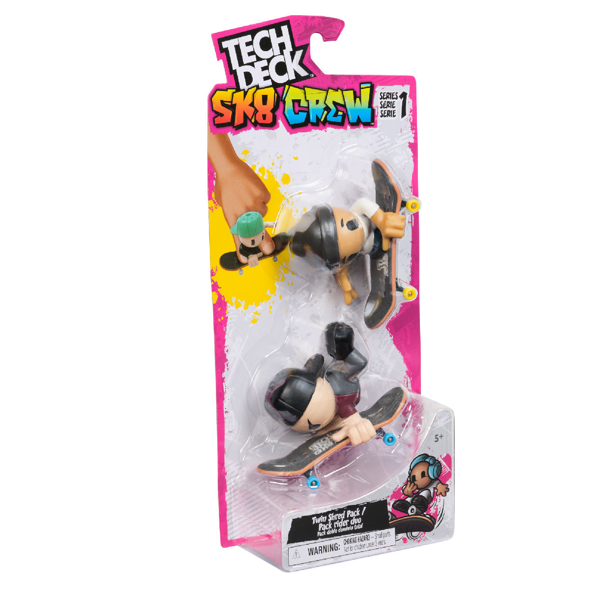 Combo of 2 SK8 Crew Tech Deck Skateboards 6071061 - Bộ 2 ván trượt ngón tay - Tech Deck