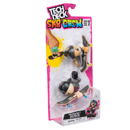 Combo of 2 SK8 Crew Tech Deck Skateboards 6071061 - Bộ 2 ván trượt ngón tay - Tech Deck