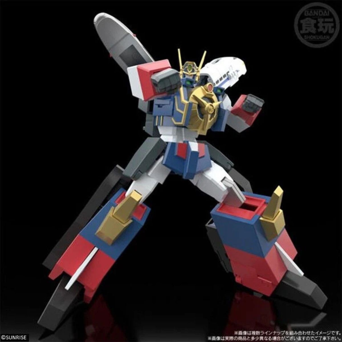 Combo of 3 SMP THE BRAVE EXPRESS MIGHT GAINE - Bộ 3 mô hình lắp ráp robot - Bandai Candy