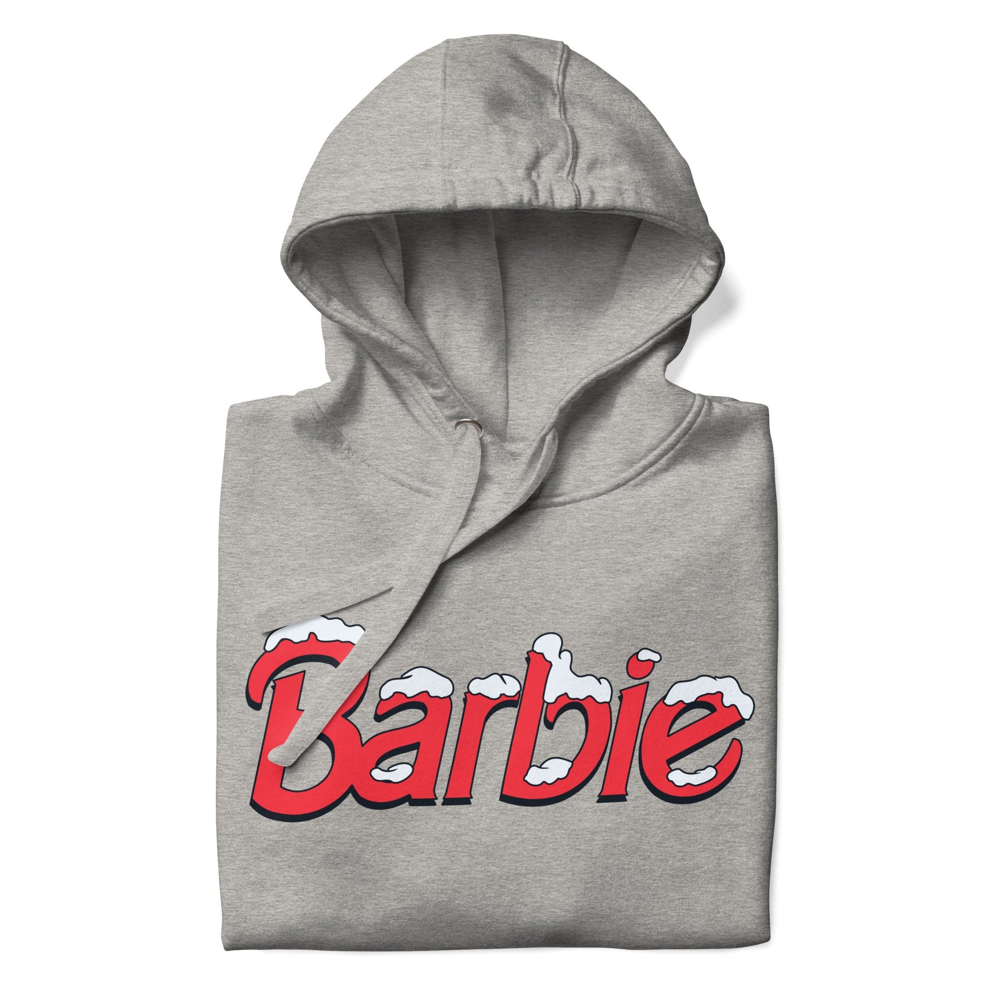 Barbie Snow Logo Gray Hoodie