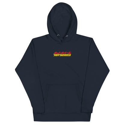 Hot Wheels in Kanji Navy Embroidered Hoodie