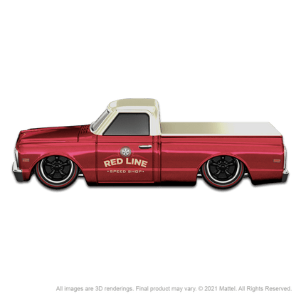 RLC sELECTIONs 1969 Chevy C-10 Xe Mô Hình Hot Wheels Cao Cấp Mattel - Góc nhìn khác 3