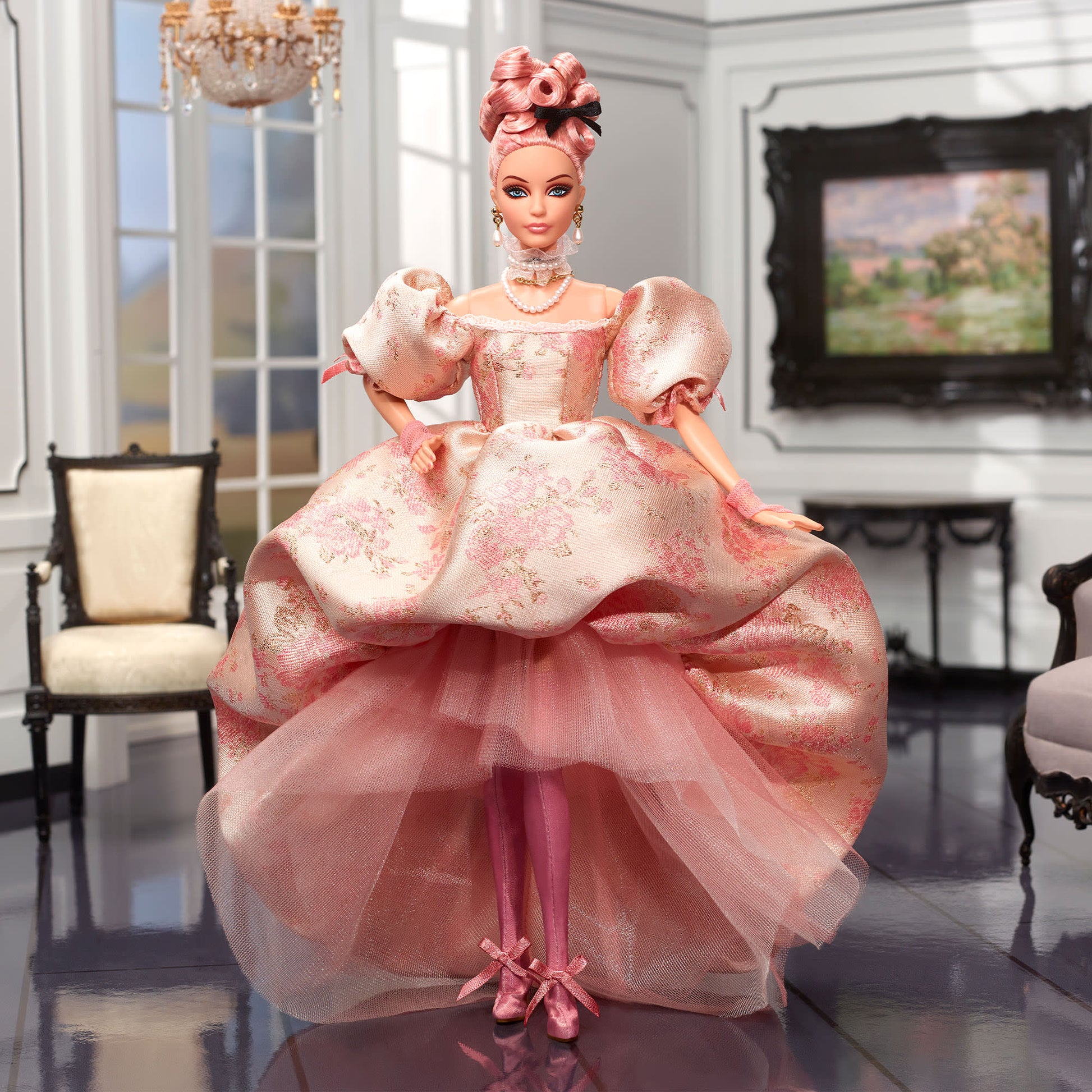 A Tribute to Fashion Barbie Doll - Búp bê sưu tầm cao cấp Mattel Barbie Signature HRM26 - Hình ảnh bổ sung 8