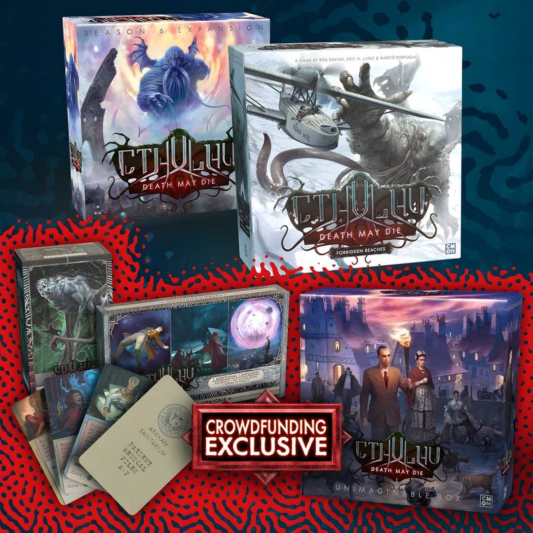 Cthulhu Death May Die: Forbidden Reaches All-Seeing Pledge (Kickstarter Pre-Order Special)