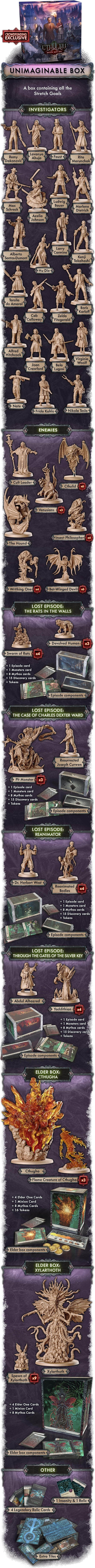 Cthulhu Death May Die: Forbidden Reaches Unimaginable Pledge (Kickstarter Pre-Order Special)
