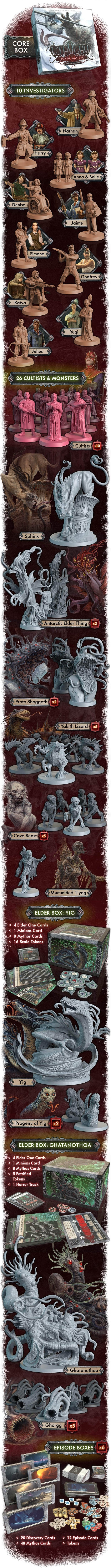 Cthulhu Death May Die: Forbidden Reaches Unimaginable Pledge (Kickstarter Pre-Order Special)