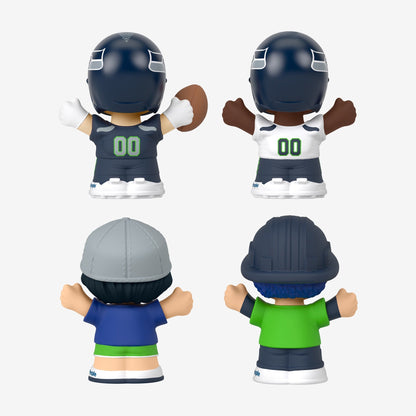 Little People Collector x NFL Seattle Seahawks Set - Bộ Mô Hình Sưu Tầm Thể Thao - Mattel - Hình ảnh bổ sung 7