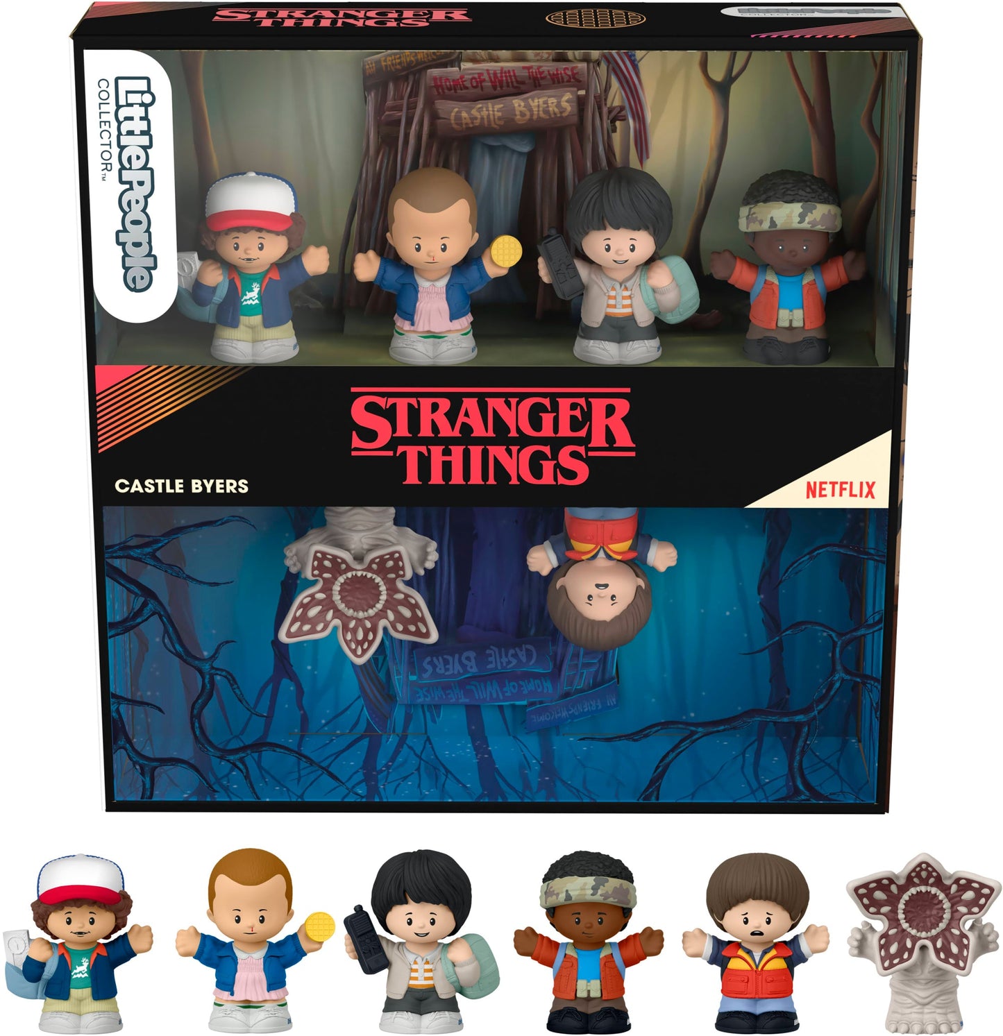 Little People Collector Stranger Things Castle Byers Special Edition Set - Bộ Mô Hình Sưu Tập Stranger Things - Mattel Creations - Hình ảnh sản phẩm