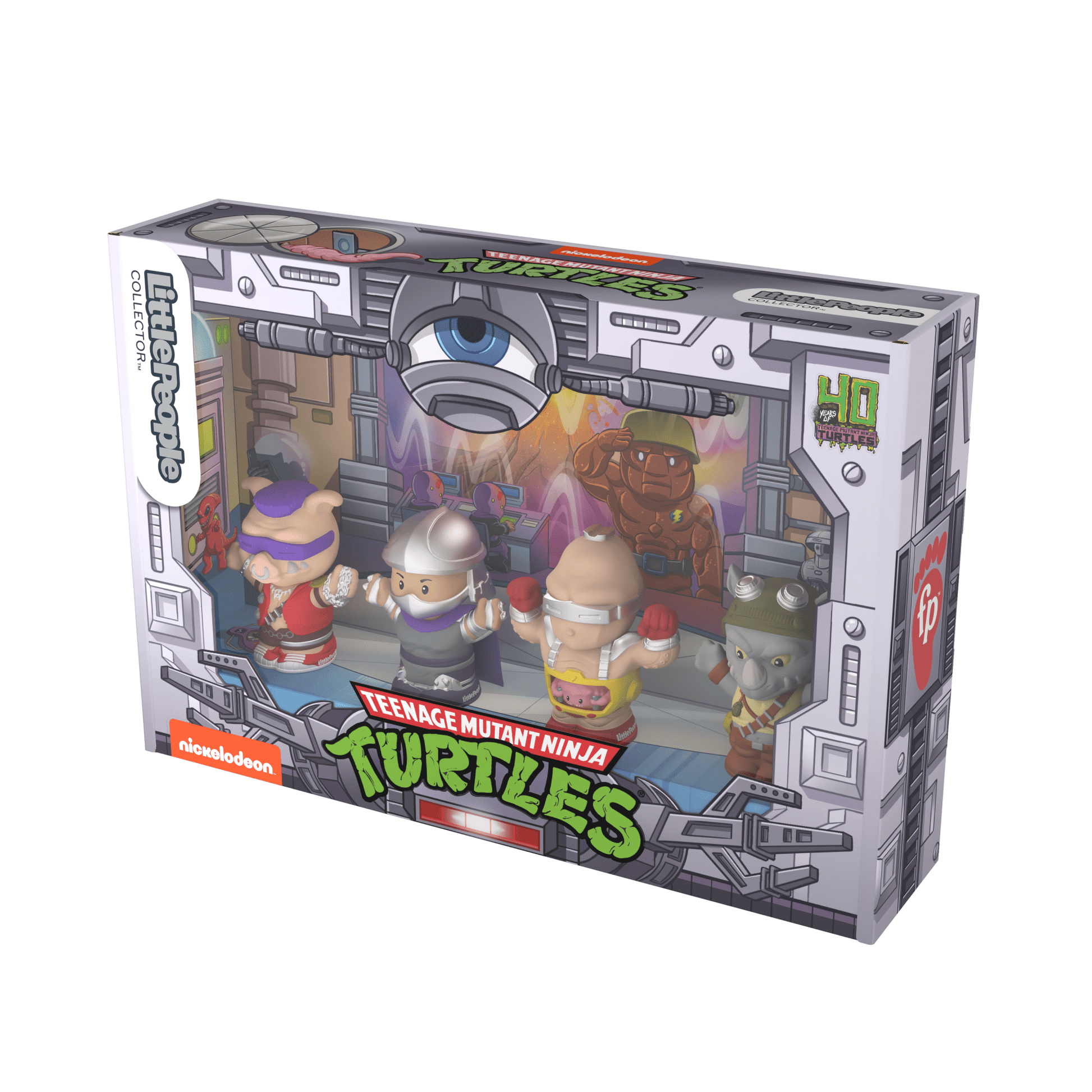 Little People Collector Teenage Mutant Ninja Turtles: Villains Special Edition Set - Bộ 4 Mô Hình Nhân Vật Phản Diện Ninja Rù