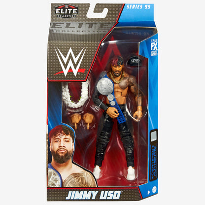 WWE Jimmy Uso Elite Collection Action Figure - Mô hình nhân vật WWE Cao Cấp - Mattel Elite - Hình ảnh bổ sung 6