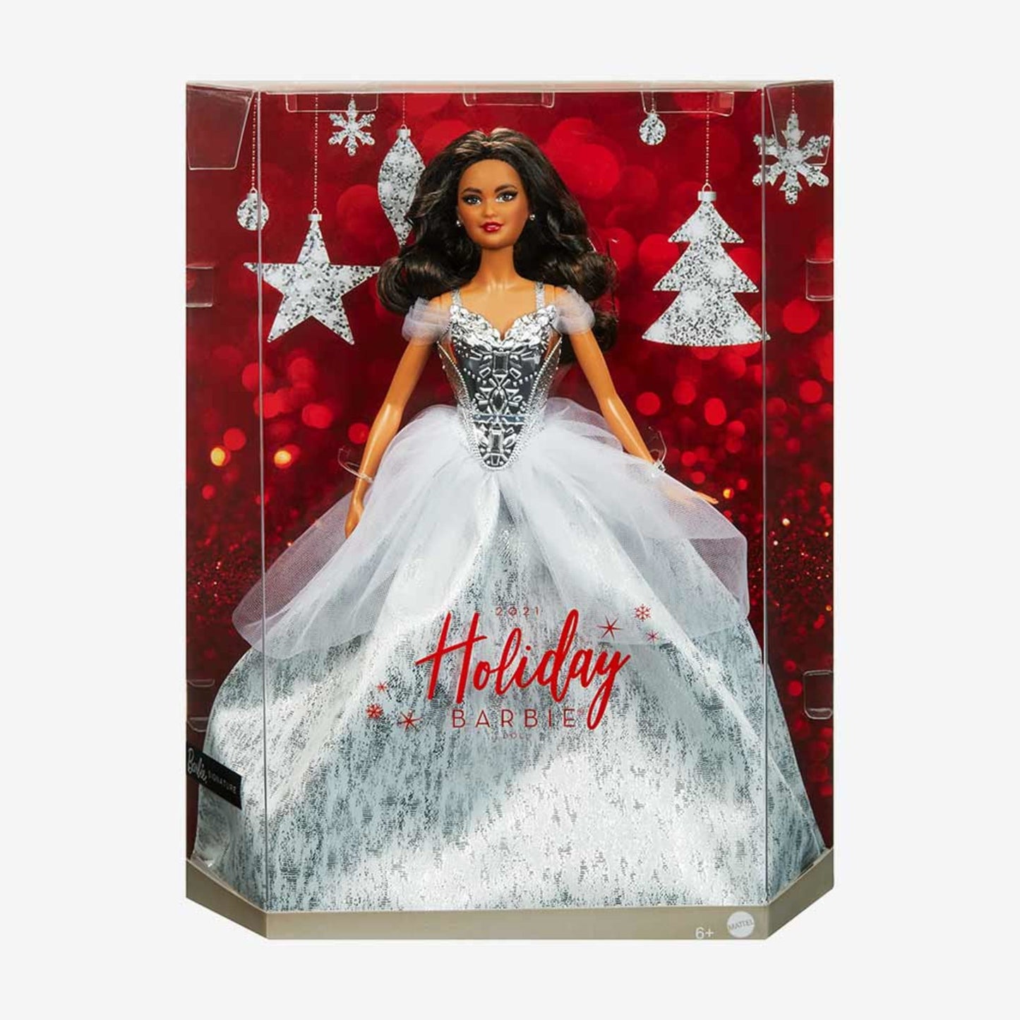 2021 Holiday Barbie Doll, Brunette Curly Hair - Búp bê sưu tầm - Barbie Signature