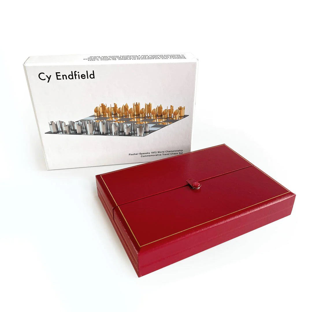 Cy Endfield 24 Karat Gold and Silver Plated Travel Chess Set - Bộ Cờ Vua Du Lịch Mạ Vàng 24K Cao Cấp - Chess House