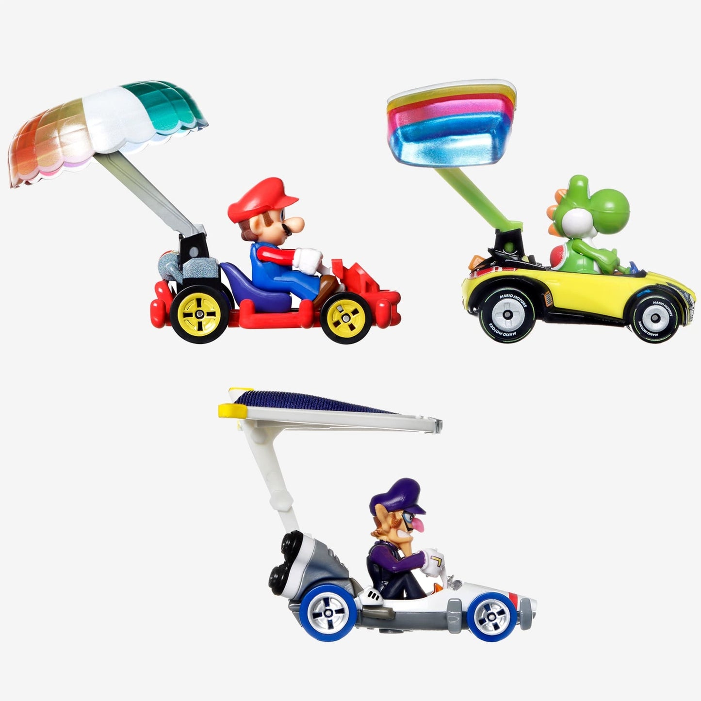 Hot Wheels Mario Kart Character Cars 3-Pack - Bộ 3 Xe Mô Hình Kim Loại 1:64 - Hot Wheels - Góc nhìn khác 3