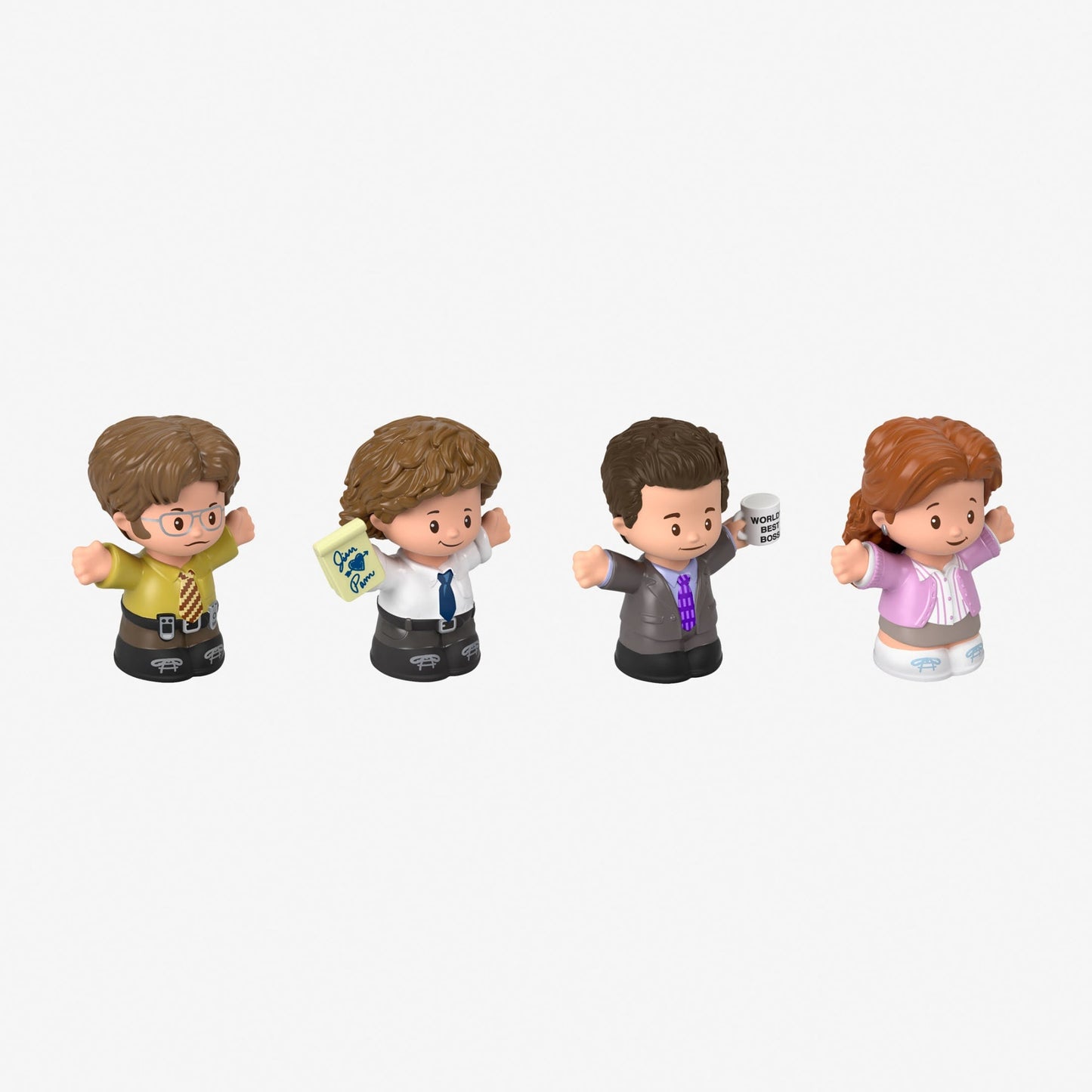Little People Collector The Office Figures - Bộ 4 Mô Hình Nhân Vật Văn Phòng - Fisher-Price - Góc nhìn khác 3