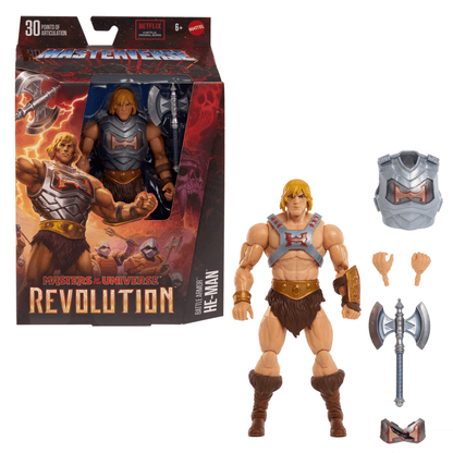 Masters of the Universe Masterverse Battle Armor He-Man Action Figure Mô Hình Hành Động He-Man Mattel - Hình ảnh chi tiết 2
