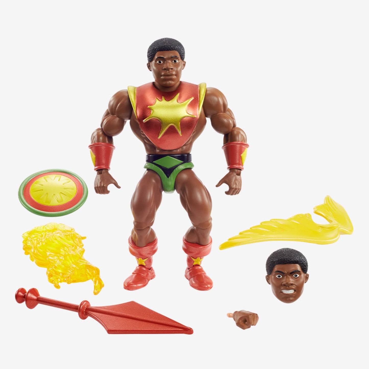 Masters of the Universe Origins Sun-Man Action Figure - Mô Hình Nhân Vật Sưu Tầm Chính Hãng Mattel - Góc nhìn khác 3