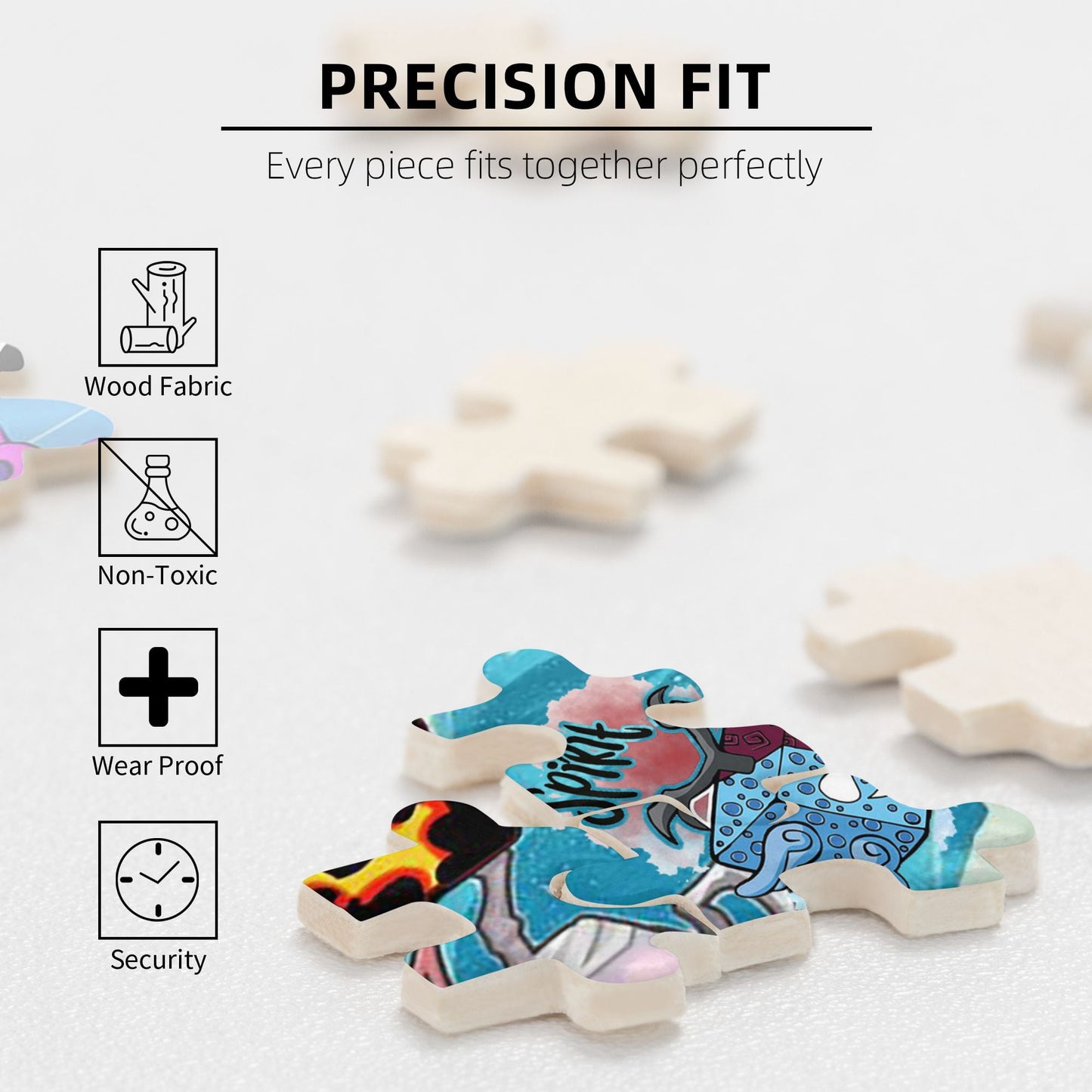Blox Fruits Kitsune Fruit 300 Piece Jigsaw Puzzle - Tranh Xếp Hình 300 Mảnh Cao Cấp - GHJOWpill - Hình ảnh bổ sung 5
