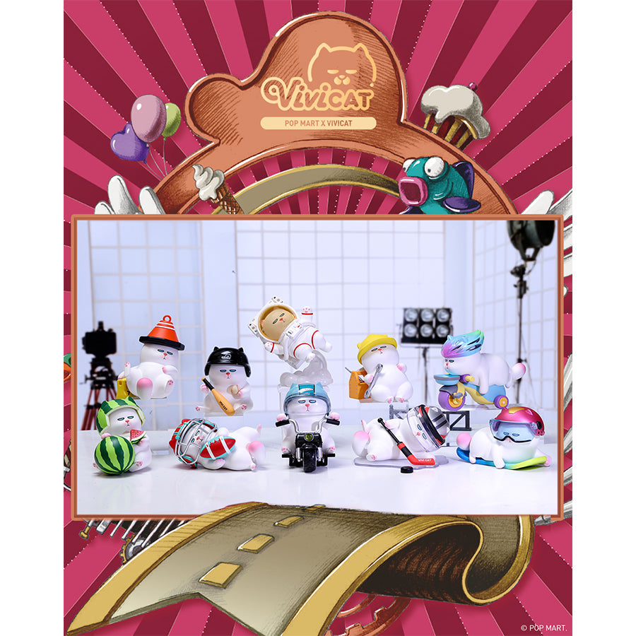Vivicat Helmet - Mô hình Blind Box Art Toy - POP MART