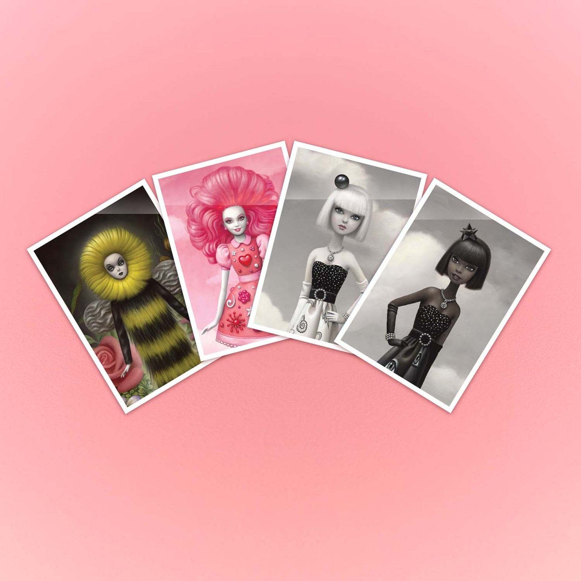 Mark Ryden x Barbie Postcard Set - Bộ Bưu Thiếp Nghệ Thuật Sưu Tầm - Mattel Creations - Hình ảnh bổ sung 6