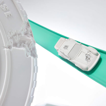Hot Wheels x Daniel Arsham Eroded Porsche 930 and Rally Case - Xe Mô Hình Porsche Nghệ Thuật Cao Cấp Mattel