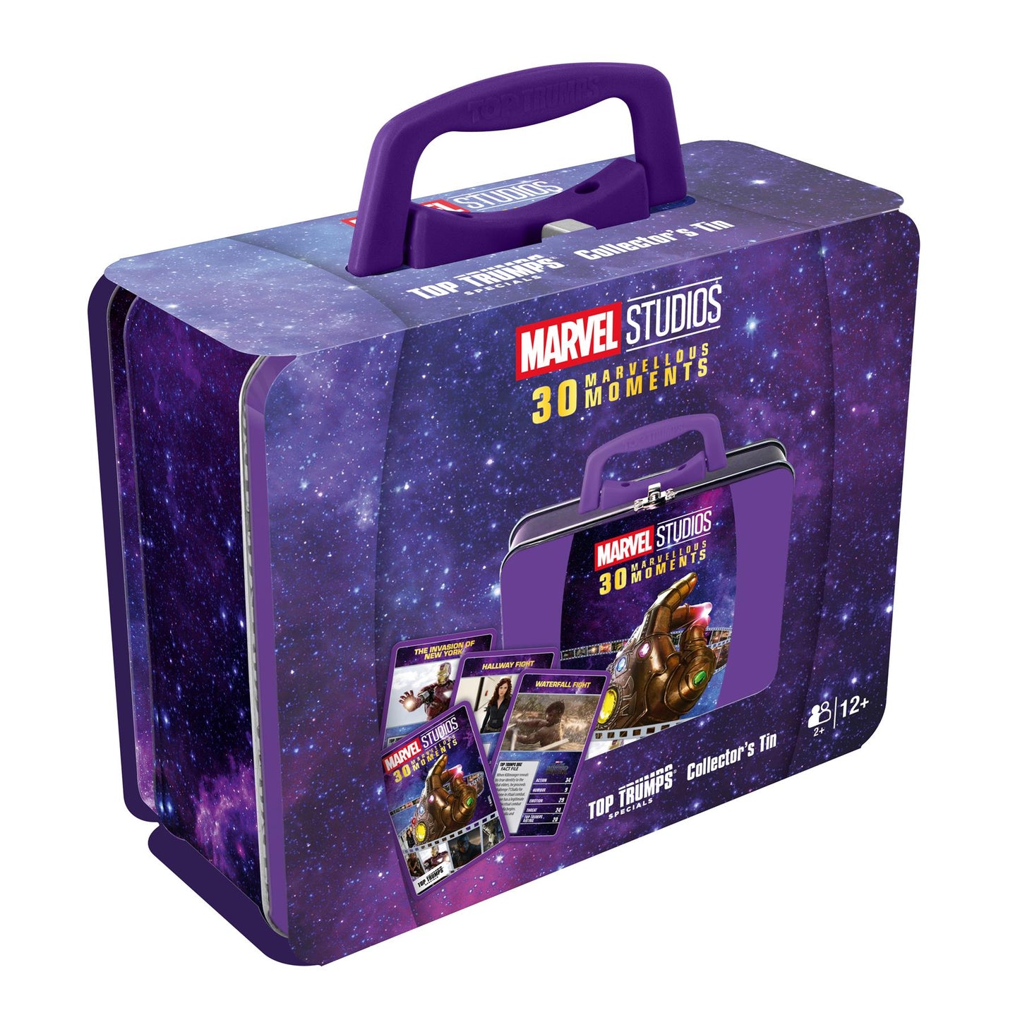 Marvel 30 Moments Top Trumps Card Collectors Tin - Trò Chơi Thẻ Bài Sưu Tầm - Winning Moves - Hình ảnh chi tiết 2