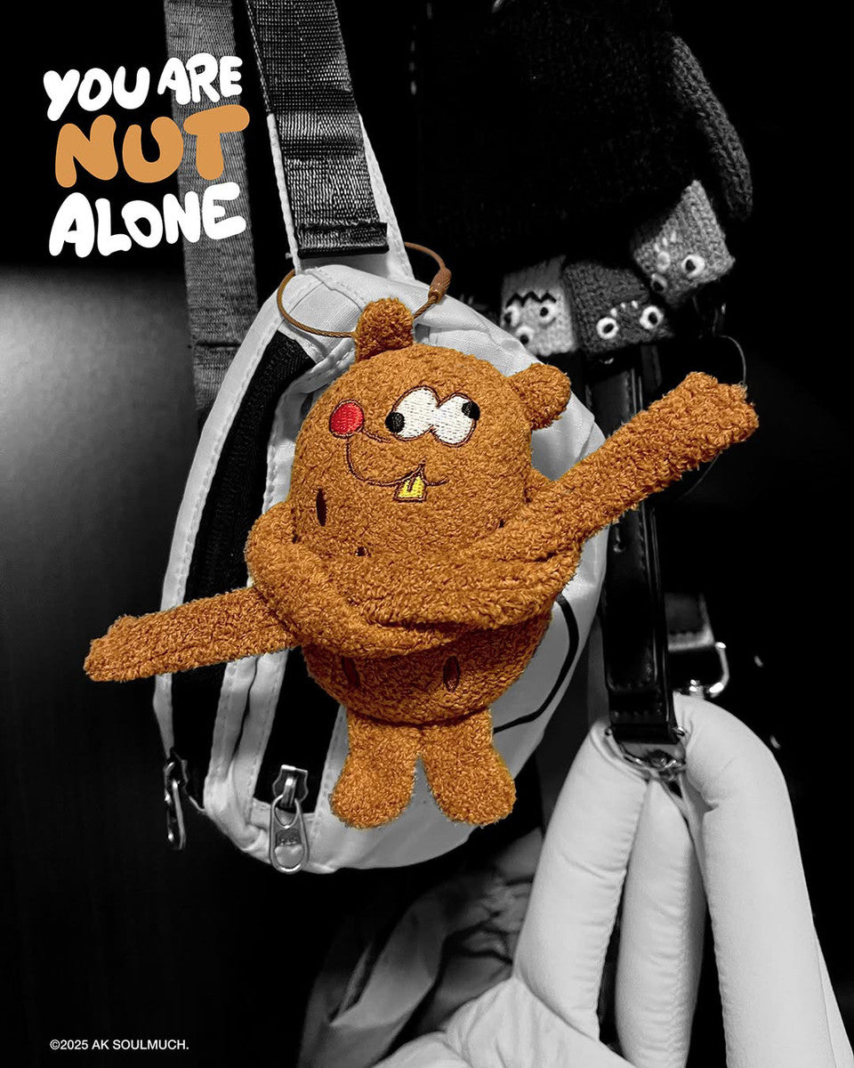You Are NUT Alone - Móc Khóa Gấu Bông Art Toy - AKSOULMUCH