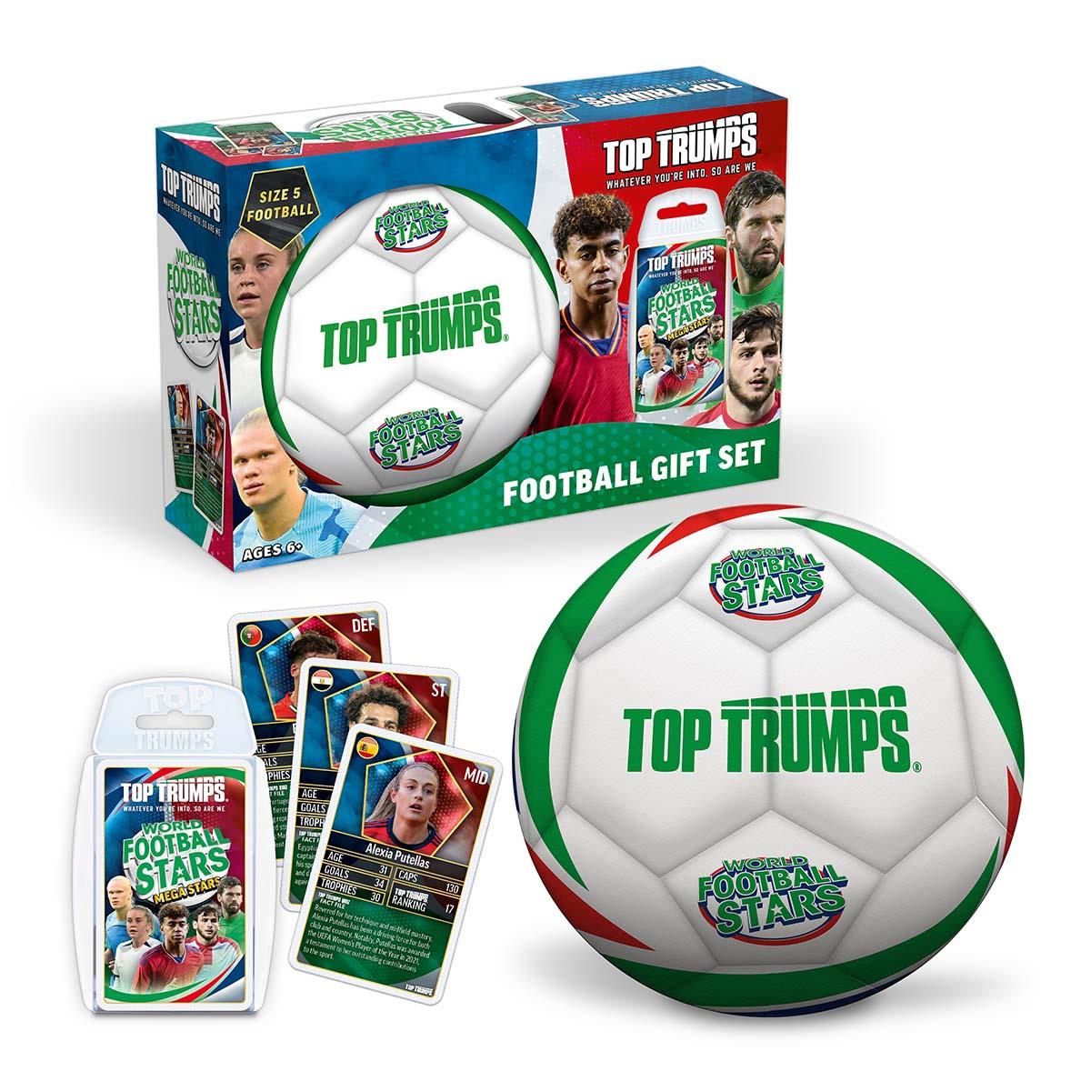 World Football Stars Top Trumps Card Game & Football Gift Set - Bộ Quà Tặng Bóng Đá & Thẻ Bài - Winning Moves - Hình ảnh chi tiết 2