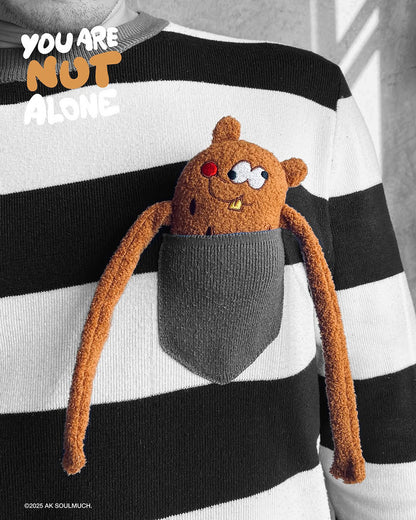 You Are NUT Alone - Móc Khóa Gấu Bông Art Toy - AKSOULMUCH