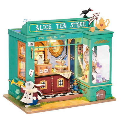 Rolife Miniature House Kit - Alice's Tea Store DG156 - Mô hình nhà gỗ DIY - Rolife