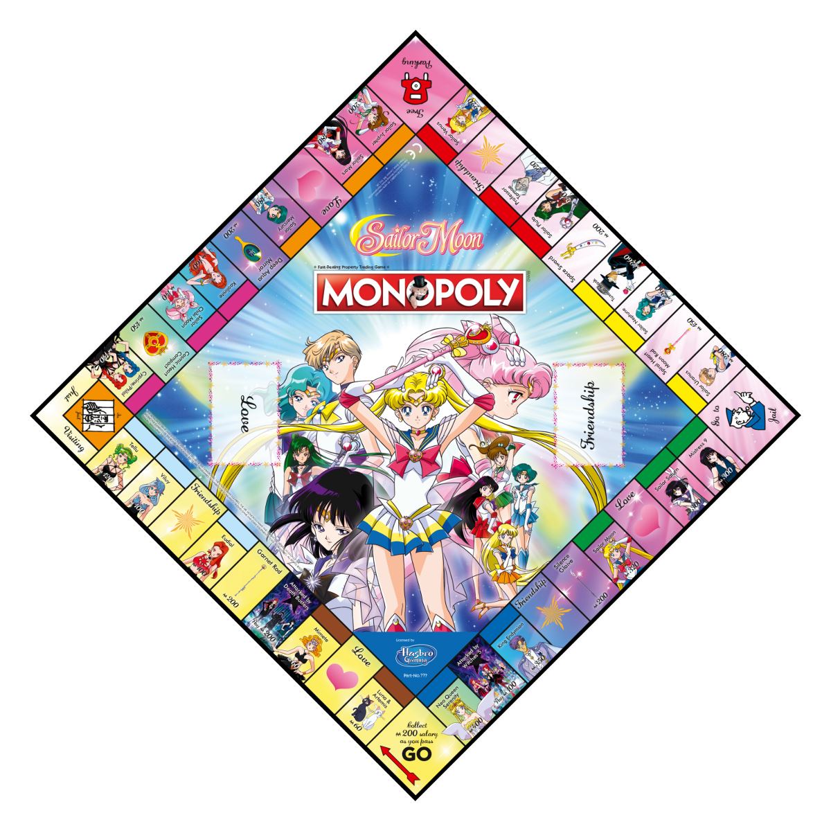 Sailor Moon Monopoly Board Game - Cờ Tỷ Phú Thủy Thủ Mặt Trăng - Winning Moves - Góc nhìn khác 3