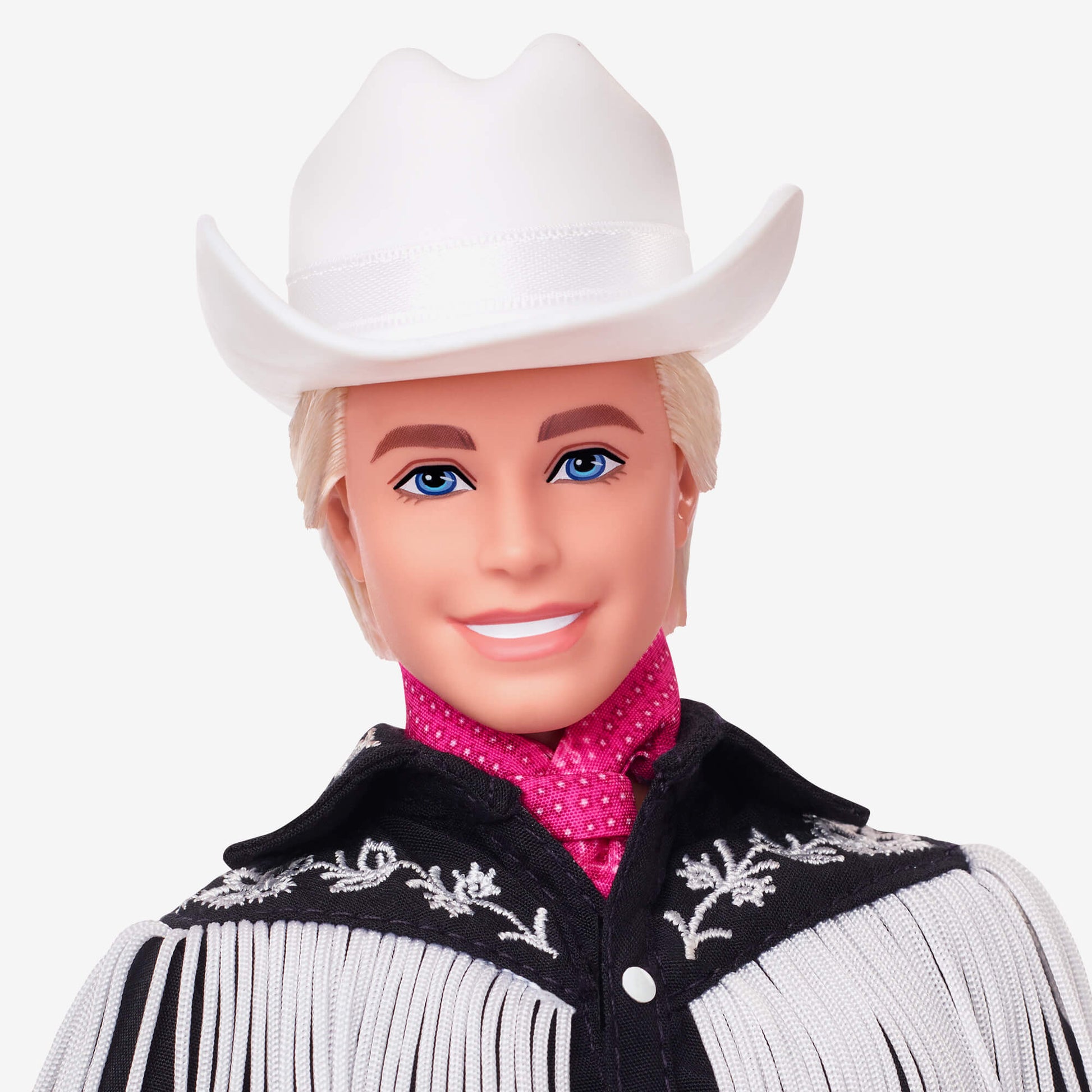 Ken Doll in Black and White Western Outfit – Barbie The Movie - Búp Bê Ken Cao Bồi - Mattel Creations - Hình ảnh bổ sung 5