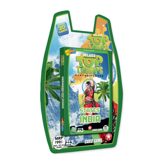 States of India Top Trumps Card Game - Trò chơi thẻ bài giáo dục địa lý - Winning Moves - Hình ảnh sản phẩm