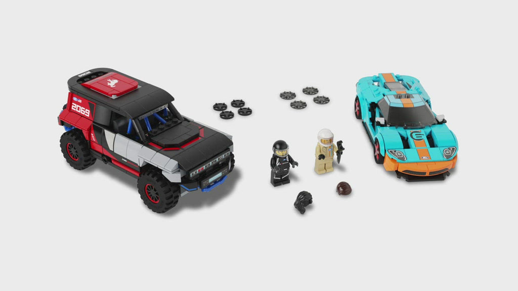 LEGO® Speed Champions Ford GT Heritage Edition and Bronco R - Đồ chơi lắp ráp Xe đua Ford 76905 - LEGO - Hình ảnh chi tiết 2