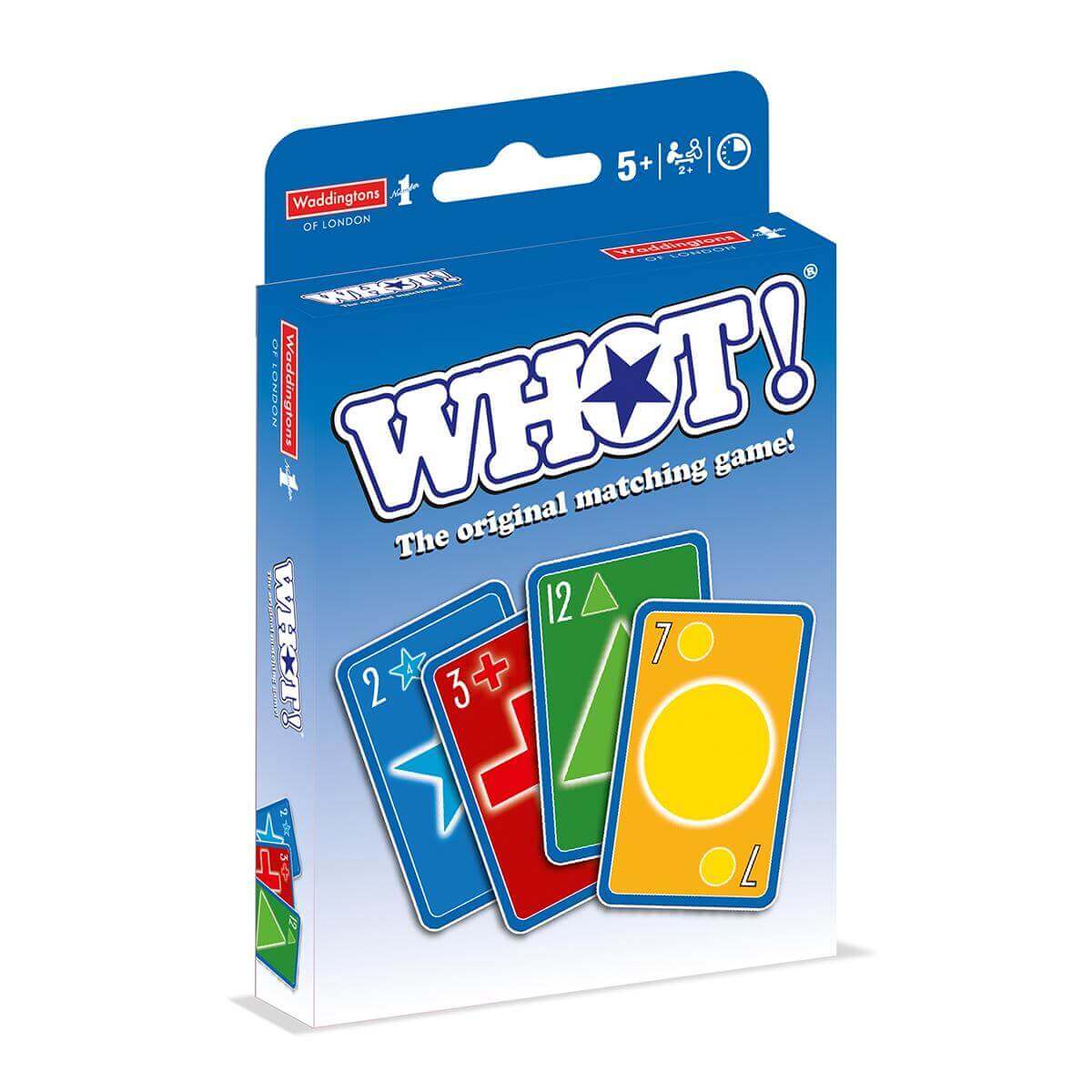 WHOT! Card Game - Trò Chơi Thẻ Bài Ghép Hình Kinh Điển - Winning Moves - Hình ảnh sản phẩm