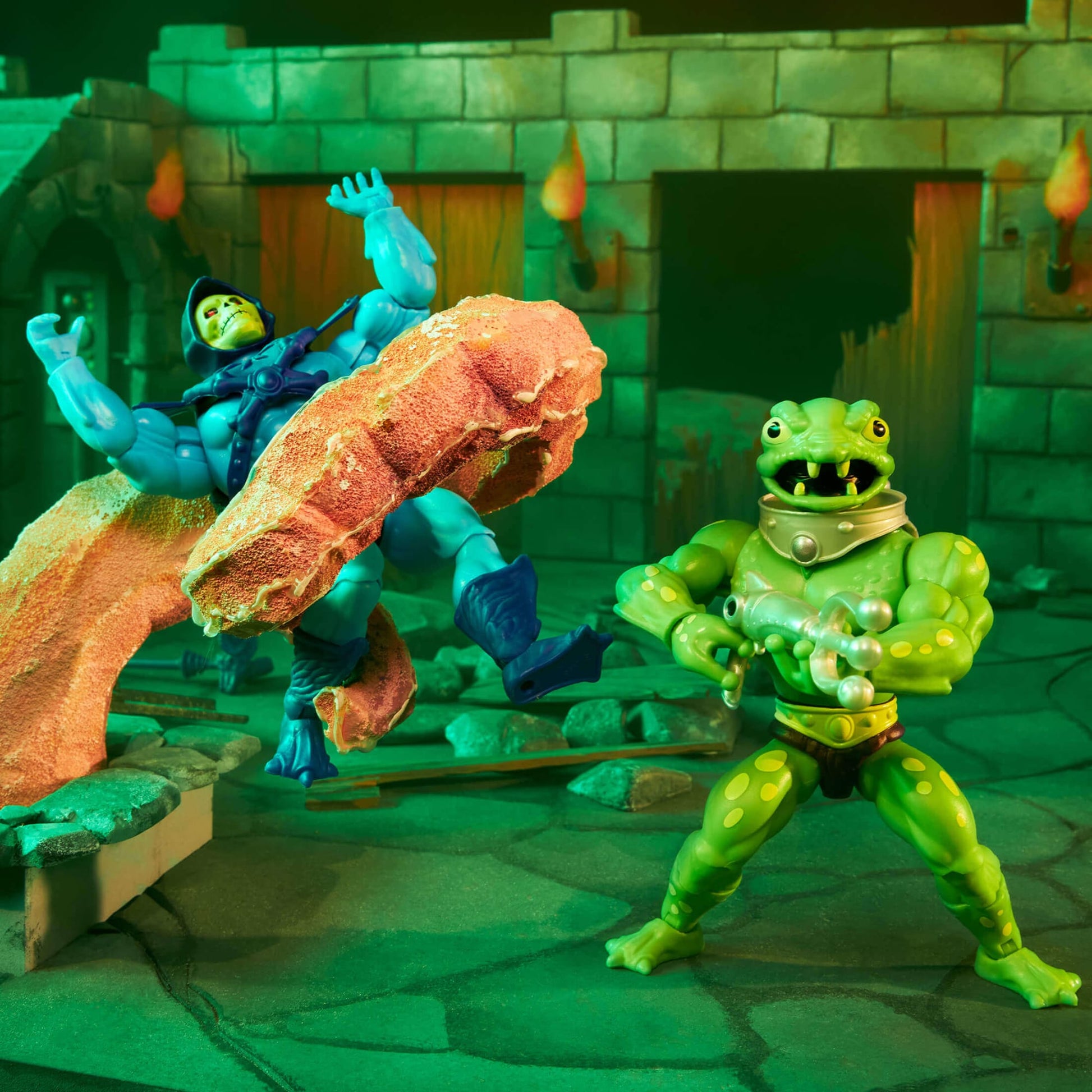 MOTU Origins Frog Monger Figure - Mô Hình Nhân Vật Hành Động Masters of the Universe - Mattel Creations - Hình ảnh chi tiết 2