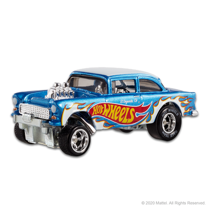 Hot Wheels Display Case - Kệ Trưng Bày 50 Xe Kèm Xe '55 Chevy Gasser - Mattel GND88
